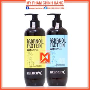 Dầu gội xả phục hồi dưỡng ẩm Delofil Arganoil Protein 500ML chính hãng