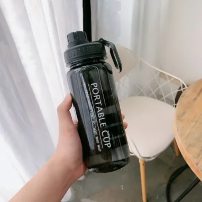 【COD&Fast Delivery】 600/800/1000ML Water Bottle Large Capacity Drinking Sport Kettle Fashion Plastic Sport Drinking Bottle Outdoors
