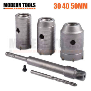 โฮลซอเจาะปูน ดอกสว่านเจาะปูน โฮลซอ โฮลซอเจาะคอนกรีต เจาะอิฐผนัง ชุดโฮลซอ ขนาด30 35 50 65 ก้านยาว 200mm