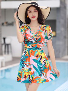 Đồ bơi nữ kiểu váy liền thân bikini 1 mảnh tôn dáng che khuyết điểm có sẵn mút ngực quần đùi