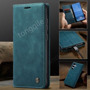 Lật trường hợp đối với Samsung Galaxy S26 FE S25 s26fe 5g 2026 vỏ điện thoại bằng da vỏ bọc khe cắm thẻ ví đứng chủ
