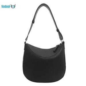 Fashionable Women Shoulder Bag Made of PU Leather with Adjustable Strap for Casual and Office Wear in Classic Brown[Vodool Official Center]