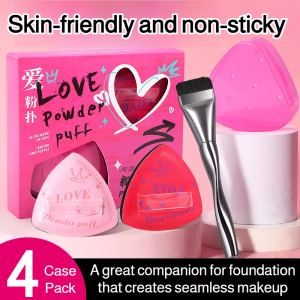 💝Save 95% Powder Marshmallow Powder Puff Set for Girls Wet and Dry Makeup No Powder Absorption Setting Powder Air Cushion Powder Puff Set棉花糖粉扑套盒