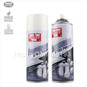Stainless Steel Cleaner Polish Veslee Aerosol Spray Stainless Steel Chrome & Aluminium Cleaner Polish 450ml不锈钢清洁剂