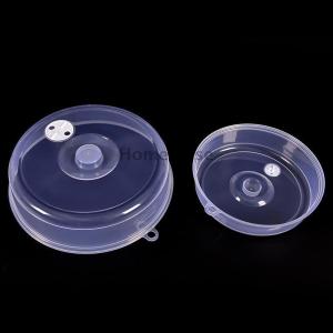 [COD] Home Base Clear Microwave Plate Cover Food Dish Lid Ventilated Steam Vent Kitchen Cooking