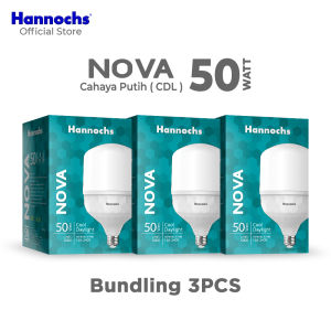 Hannochs Lampu LED Nova 50W Cahaya Putih Paket isi 3pcs