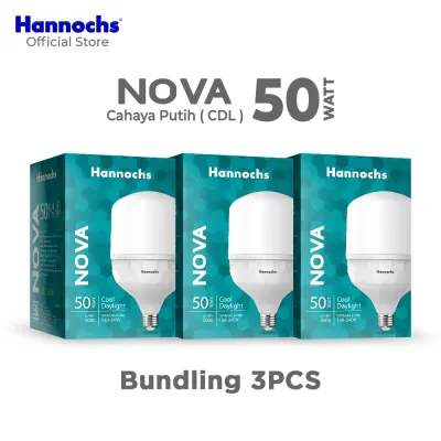 Hannochs Lampu LED Nova 50W Cahaya Putih Paket isi 3pcs