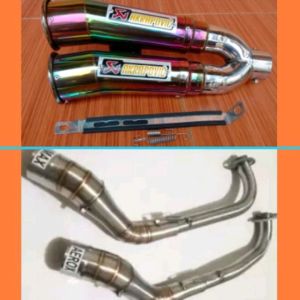 nalpot Racing Akrapovic megaphone untuk NMX PCX AEROX Vario dll