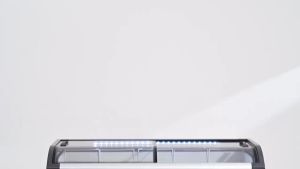 Refrigerator commercial horizontal freezer freezer large capacity supermarket convenience store transparent glass refrigerated ice cream display cabinet