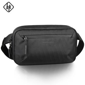 HcanKcan Mens Shoulder Bag Lightweight Crossbody Bag Multiple Pockets Waterproof X-Pac Fabric Travel Bag Portable Storage Bag2026