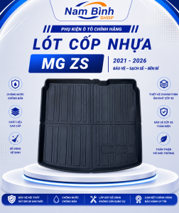 Lót Cốp Nhựa MG ZS 2021-2026 | Khay Lót Cốp Chống Nước Chống Bẩn Form Zin Theo Xe