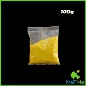 MetMe ทรายกระถางธูป 100g/500g ทรายละเอียดสีเหลืองมงคล ใส่กระถางธูป บูชาพระ Incense burner sand
