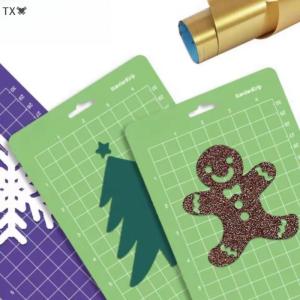 TX🏮💓🧧 Ánh sáng Grip dính cắt Mat 4.5in x 12in Máy dự án Tương thích với giấy cardstock vellum lâu dài dính