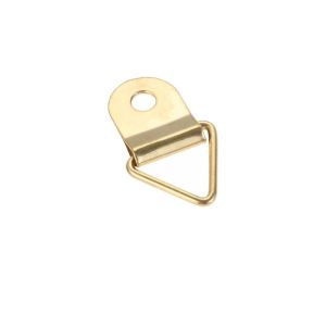 PRIMEPICKGLOBAL 100Pcs/bag metal Photo Frame Clips Triangle D-Ring Picture Frame Fixing Picture Hanger Diurable Sawtooth Frame Hanger Hook Frame Hardware Accessories