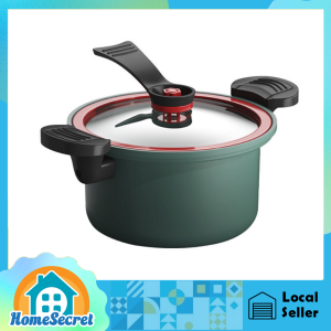 微压料理锅 3.5L Micro-pressure cooking pot large capacity non-stick stew pot household binaural pressure cooker