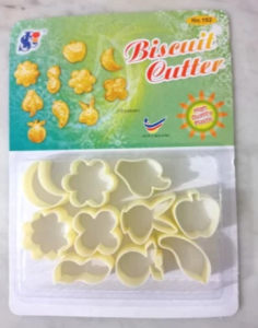 Cetakan kue kering biskuit / cetakan bangkit / cutter adonan cantik isi 10 / pencetak kue
