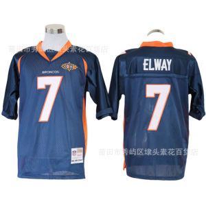 NFL Broncos Rugby Wear Jersey Vintage Embroidered MN Hall of Fame Jersey sukan bola sepak amerika syarikat