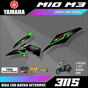 Striping stiker lis decal Mio M3 Mio Z Mio 125 Motif terbaru semi fullbody m3115