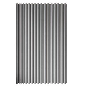 Magnetic Folding Shower Curtain Waterproof Bathroom Accessory with Hooks for Easy Installation