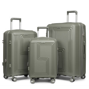 Vali Hành lý mở rộng Sea Choice 2043 Vali cabin 20 inch Vỏ cứng Hành lý xách tay nhẹ Vali du lịch bền bỉ 24/28 inch Ký gửi có bánh xe xoay Khóa TSA Chất liệu PP có khóa kéo YKK Mọi kích cỡ đều có thể mở rộng