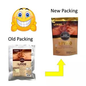 LITANS Dark Chocolate Nutritious Malted Drink / Serbuk Minuman Campuran Coklat Gelap yang Berkhasiat (15g x 15 sachets x 3 packs) + [Free Gift]