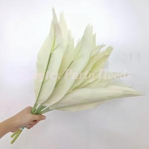 12 Stem Artificial Dapo Leaves White Bunch Leaves For Home Wedding Decoration Elegant Home Decor Decorative Fruit