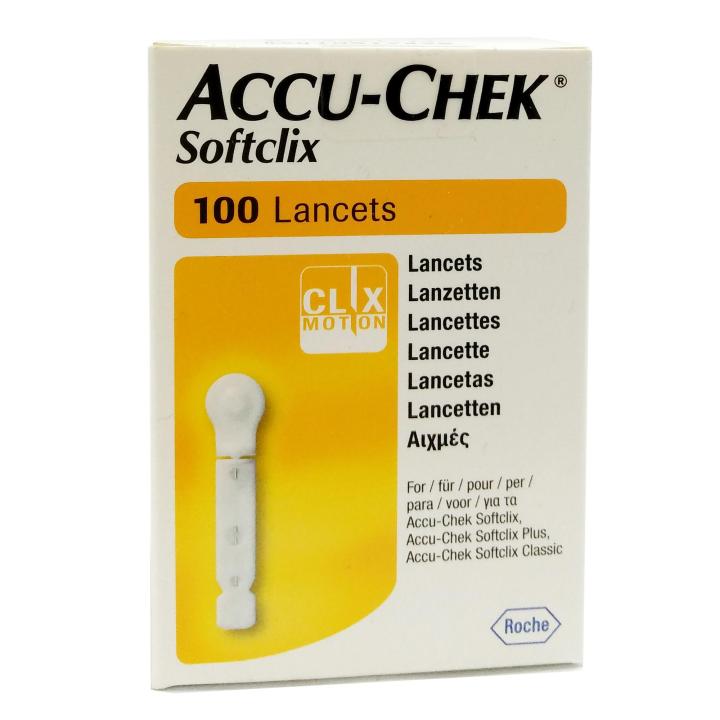 AccuChek Softclix Lancets 100s (Exp. Date 07/2025) reduce pain