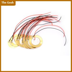 [The Gesh] 10PCS 27mm Sounder Sensor Trigger Drum Disc + wire copper Piezo Elements