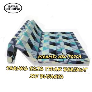 SARUNG KASUR BUSA LIPAT 4 TEBAL 10 CM / SEPRAI RESLETING KASUR BUSA LIPAT 4 ALL SIZE
