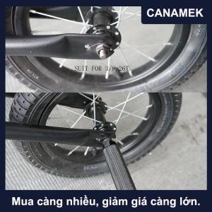 【CANAMEK】 1pcs hợp kim chân diễn viên đóng Thế PEG cho BMX xe đạp phù hợp với 3 8 inch Trục xe đạp chốt chống trượt dẫn chân còn lại chốt Phụ Kiện Xe Đạp