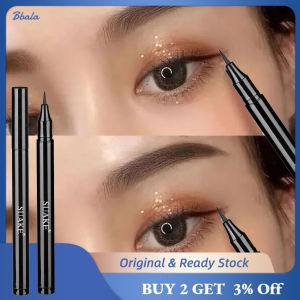 【Eyeline Pen+mascara】Original Waterproof Quick Dry Eyeliner Liquid Sweatproof Anti-oil Smudge-Proof Long-lasting Black Eyeliner Pencil Eyes Beauty Makeup Tools Ready Stock