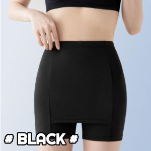 Women Double Layer Ice Silk Safety Pants With Compartments Cover Tik Tok Hotsale Blocking Private Parts Seluar Dalam Wanita Dua Lapis 冰丝无痕双层防走光女生安全打底裤 Ready Stock 107773 - Virene Collection
