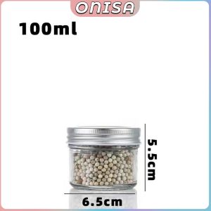 Onisa Sealed Glass Jar Kitchen Storage With Lid Pickle Bottle Jam Bottles 100ml-500ml