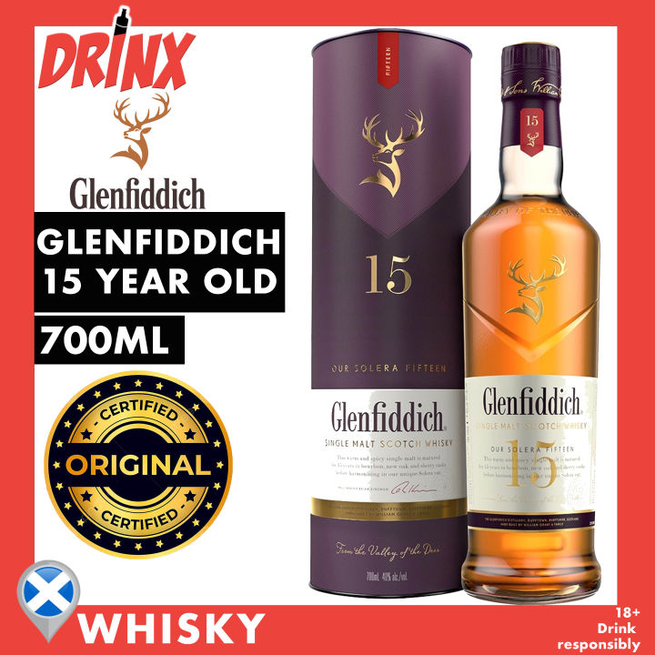 Glenfiddich Single Malt Scotch Whisky 15 Year