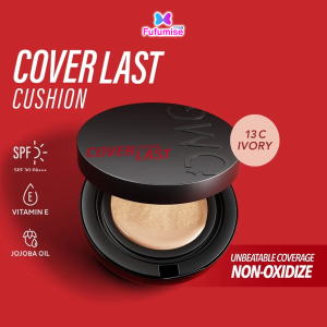 OMG Oh My Glam Coverlast Cushion15g | Cusion Foundation SkinTint High Coverage Dewy Finish