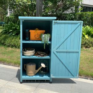 Balcony Storage Cabinet Space Savers Out Door Cabinet Storage Space Savers Multi-Layer Classification of Household Outdoor Sundries Cabinet Out Door Cabinet Storage Space Savers