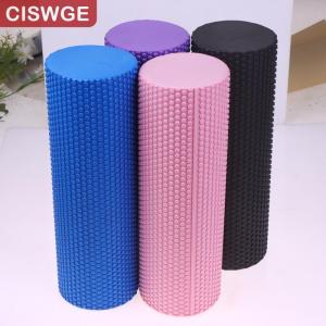 [COD] CISWGE SPORTS Yoga Roller Round EVA Foam Cylinder Roller For Pilates Exercise Enhanced Home Workouts Diameter 10cm Length 30cm