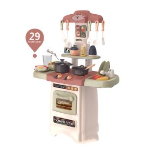 42pcs Baby Kitchen Toys Play Set with Water Light and Sound Effects Educational Fun Toys for Kids