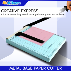 A4 Paper Cutter Metal Base Mint Green Size Heavy Duty guillotine Manual Trimmer Creative