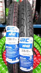 Paket Hemat Ban Motor IRC NR 60 NF 47 250-17 & 275-17
