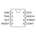 Ic 555 Ne555 Dip-8 Ne555p Clock Timer Oscillator. 