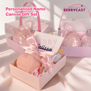 Party Pack Birthday Goodies Bag - Personalized Mini Canvas Painting & Treasure Dig Kit
