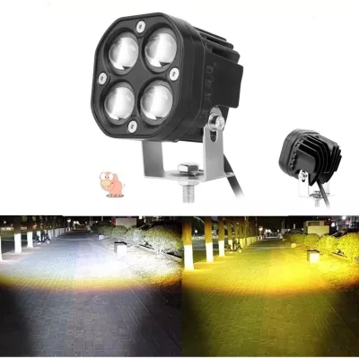 3 inch 40W 4x4 spotlight white yellow LED fog light running light