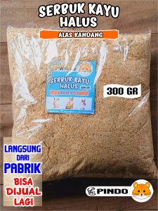 Serbuk kayu alas kandang 300 gram