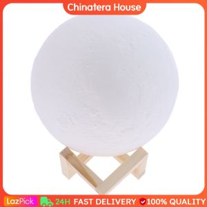 110V-220V Bedroom Closet Moon Lamp LED Night Lights USB Wardrobe Desktop Bedroom Touch Sensor for College Dormitory