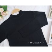 Inner Blouse| Long Sleeve Inner Shirt| Manset Baju| Inner Top Hijab| Free Size- Up to XL