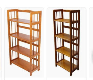 Kệ Sách 4 Tầng Gỗ Cao Su Tự Nhiên