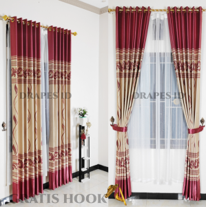 Gorden blackout import mewah minimalis model smokring BISA COSTUM