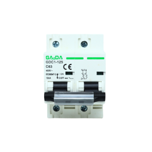 Aptomat chống chập MCB 63A hai pha GA&DA thiết bị ngắt mạch chống chập quá tải