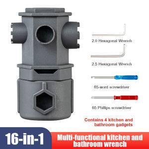 Kitchen And Bathroom Multifunctional Repair Wrench Faucet Wrench Faucet And Sink Installer Water Tap Sink Tap Tool